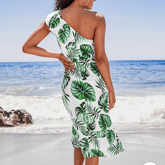 NWT Hawaiian 1 shoulder dress - Picture 2 of 4